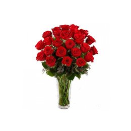 Imagem de Arranjo de Rosas Colombianas Vermelhas Encanto