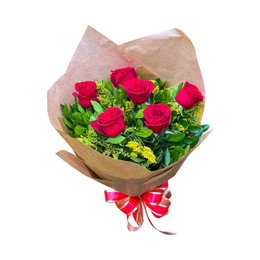 Imagem de Buque Rosas Vermelhas Nacionais