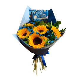 Imagem de Buquê Van Gogh 6 Girassóis