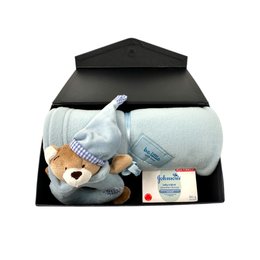 Imagem de Kit Presente Carinho e Aconchego Azul