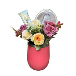 Imagem de Copo Térmico com Flores 