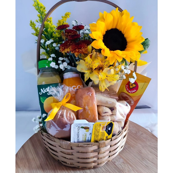 Cesta de Café da Manhã Afetiva 