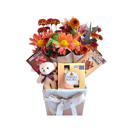 Imagem de Caixa de Presente Flores e Chocolates