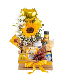 Imagem de Cesta Café Afetiva Girassol Luxuoso