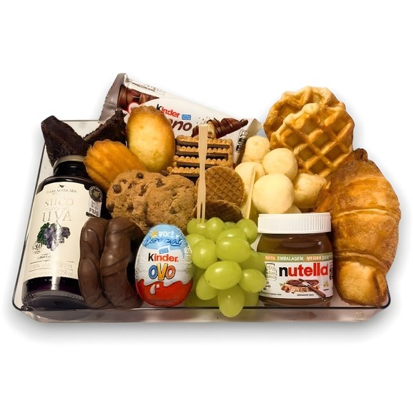 Cesta de Café da Manhã  Nutella & Kinder