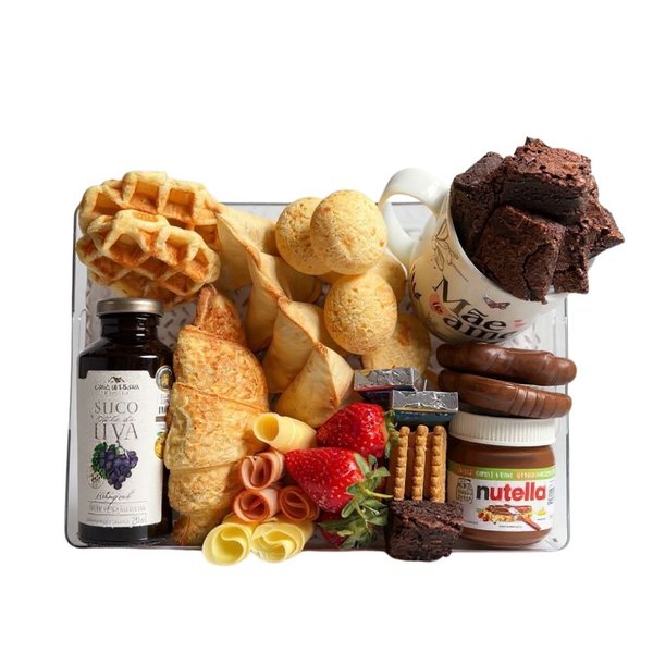 Cesta de Café da Manhã para Mãe