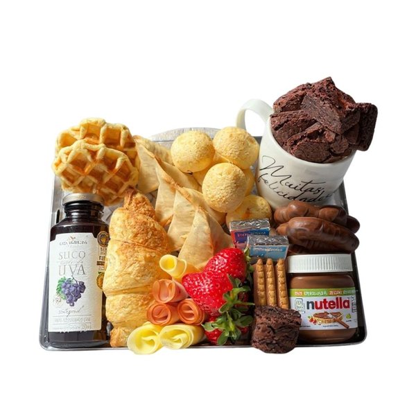 Cesta de Café da Manhã de Aniversário