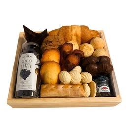 Imagem de Cesta de Café da Manhã Casa Madeira