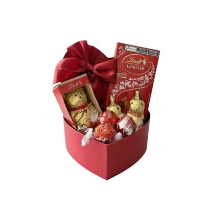 Presente Dia da Mulher com Coração Lindt