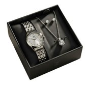 Conjunto Saint Germain Luxo Silver Relógio e Joias