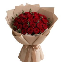 Imagem de Buquê de Rosas Vermelhas 30 rosas naturais