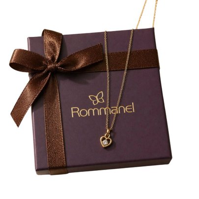 Colar Rommanel Premium Coração Folheado a Ouro 18K