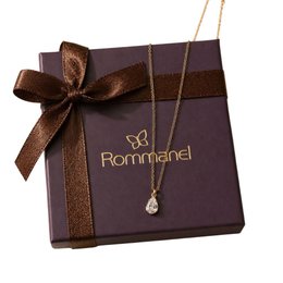 Imagem de Colar Rommanel Gota Folheado 