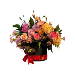 Imagem de Box de Rosas Redondo Grande