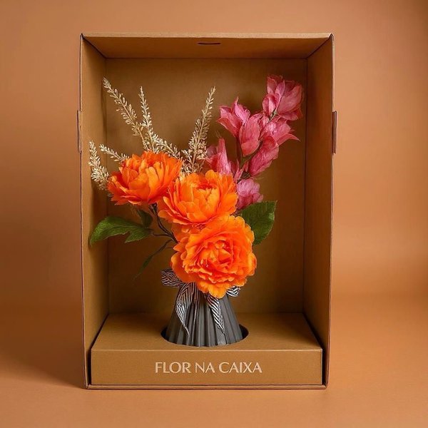 Bouquê Aurora Vibrante - Envasado