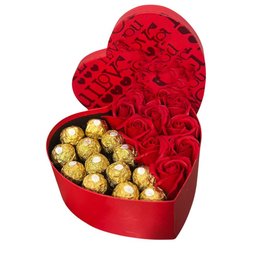 Imagem de Cesta  Flores e Chocolate