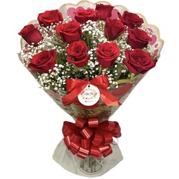 Imagem de Buquê de rosas vermelhas grande 