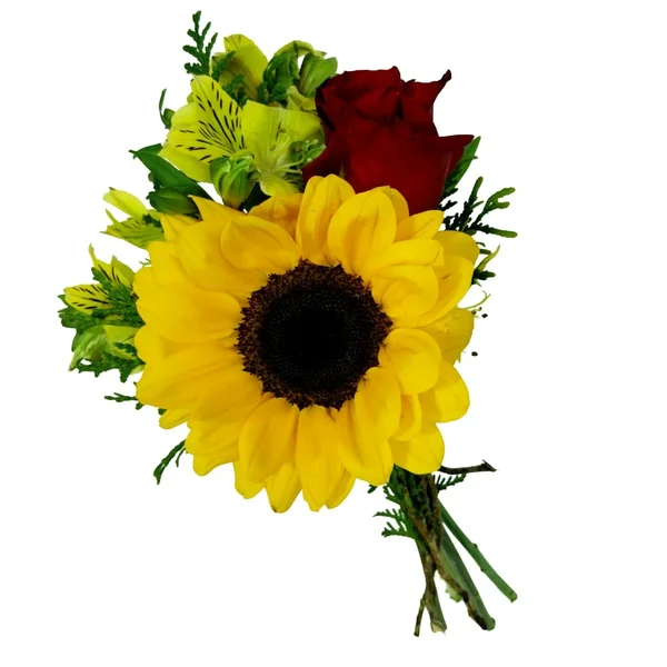 Buquê Eterna Beleza Rosa e Girassol
