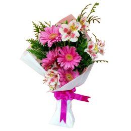 Imagem de Buquê Aberto de 4 Gérberas 