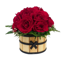 Imagem de Cachepot de Rosas Vermelhas