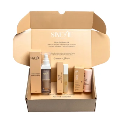 Kit Vegano Make Hydra Primer, Balm & Base FPS 95 Clara