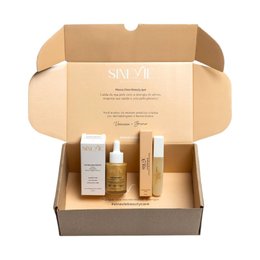 Imagem de Cosméticos Veganos Iluminador Facial & Balm Labial