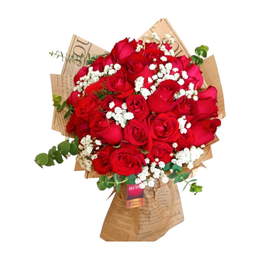 Imagem de Buquê Rosas Vermelhas 40 Razões para Te Amar! 