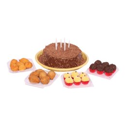 Imagem de Kit Festa Bolo Vulcão de Chocolate