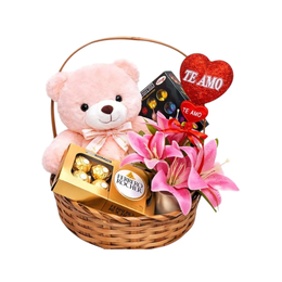 Imagem de Cesta Especial com Amor e Pelucia