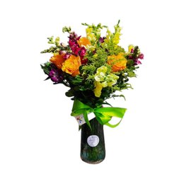 Imagem de Vaso de Flores Mistas Oposto Perfeito