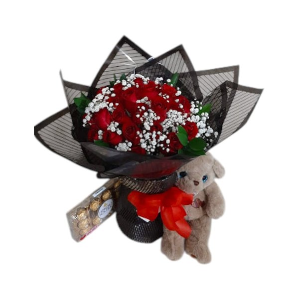 Buquê Super Romântico  Rosas 