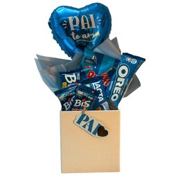 Imagem de Cesta de Chocolates Dia dos Pais Pai Te Amo