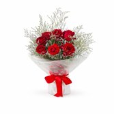 Buquê de Rosas Vermelhas Clássico e Romântico