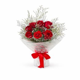 Imagem de Buquê de Rosas Vermelhas Clássico e Romântico