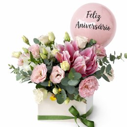Imagem de Arranjo de Flores na Box Carta