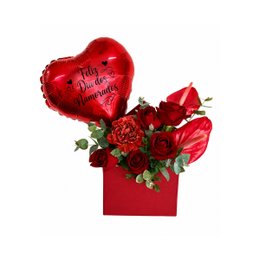 Imagem de Box Floral Feliz Dia dos Namorados