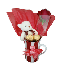 Imagem de Bouquet na Caneca Red