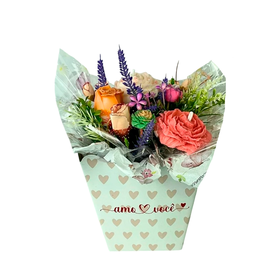 Imagem de Arranjo Aromatico Flores de Cera Afetivo Amo Você