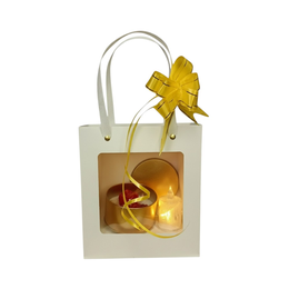 Imagem de Caixa Vela Aromática Dourada Com Vela Amarela