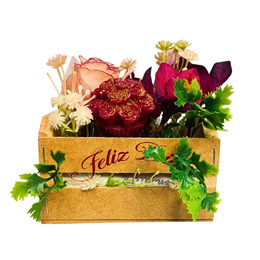 Imagem de Mini Spa para Pés e Cabelos com Vela e Buquê de Rosas