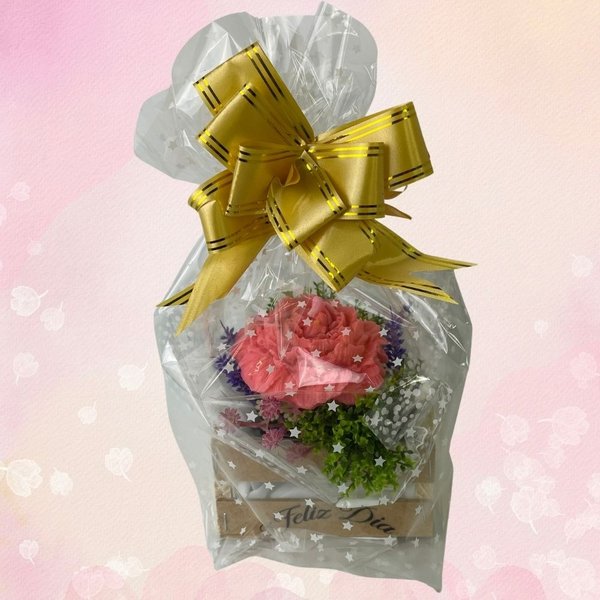 Arranjo Pequenos Carinhos Vela Peonia Aromatica