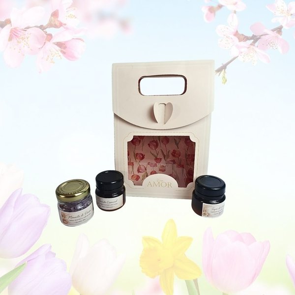 Kit Tulipa Spa dos Pés 40g Rosa Lavanda e Buriti
