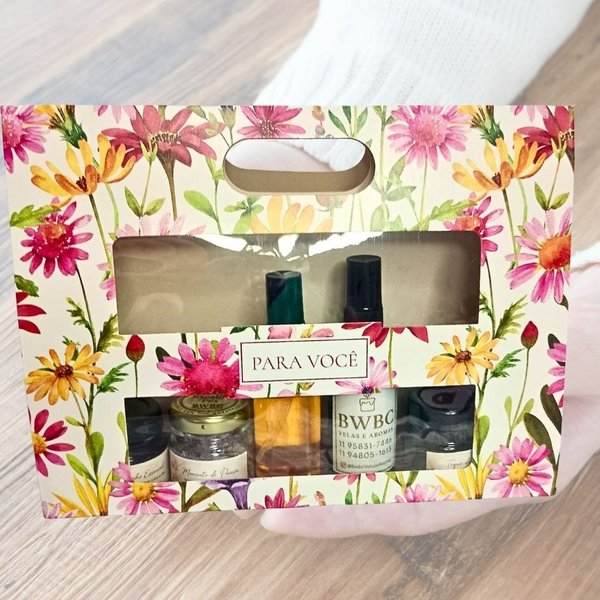 Kit Floral Cabelos Corpo e Pés