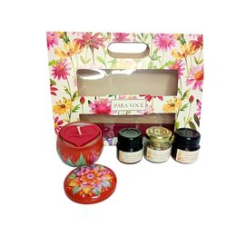 Imagem de Kit Vela Aromatica Bergon e Escalda Pés
