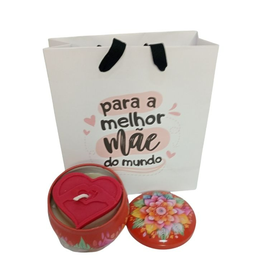 Imagem de Vela Floral Bergon Formato Mãos  de Coração