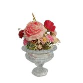 Vaso Amor e Rosas em Velas Aromaticas