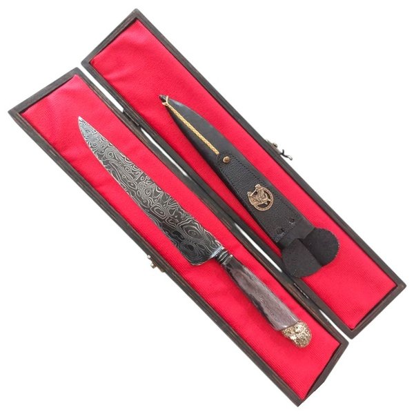 Faca Dasmaco Cabo de Canela de Avestruz