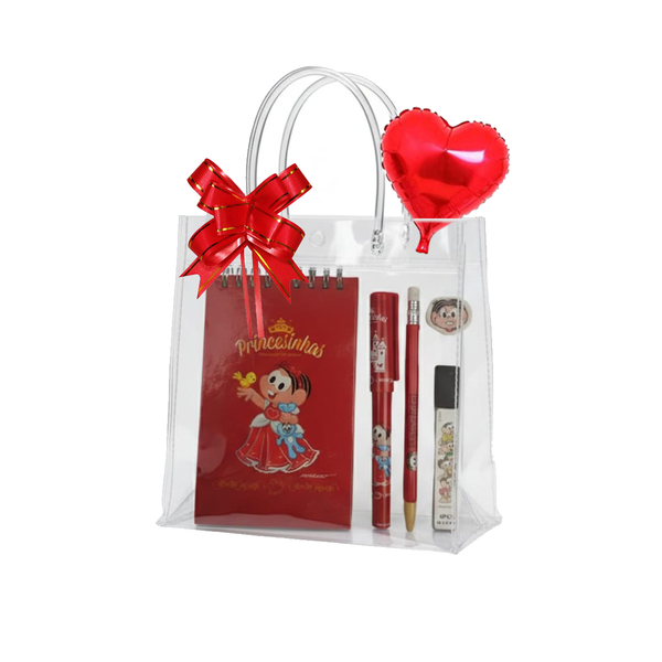 Kit de Papelaria Turma da Mônica 5 Itens