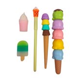 Kit de Papelaria Sorvete 5 Itens