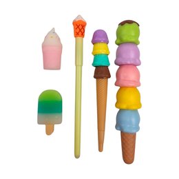 Imagem de Kit de Papelaria Sorvete 5 Itens